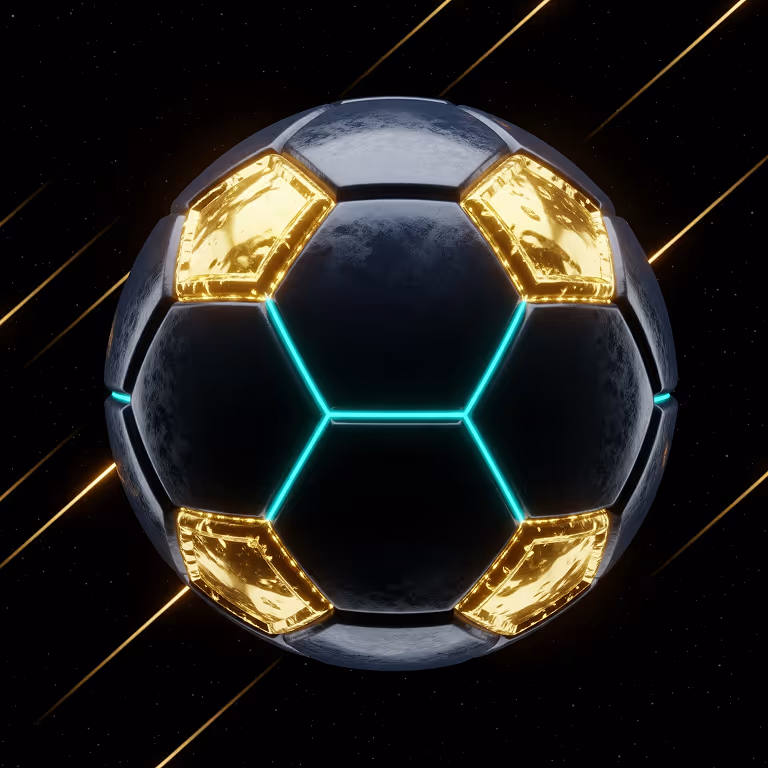 Rainbet Casino displaying a soccer ball on the field.